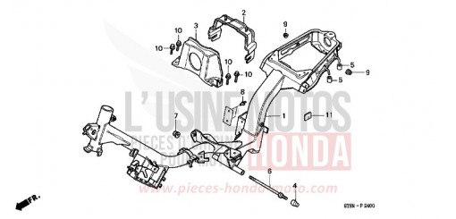 CARROSSERIE DE CHASSIS PK50MN de 1992